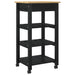 Troler de Bucătărie Simplu Negru 88,5 x 40 x 48 cm - WALTI WALTI