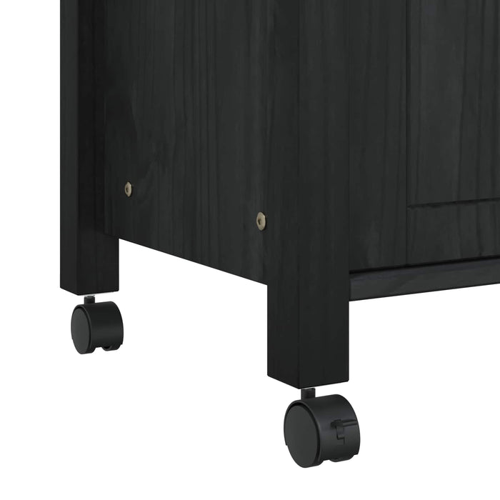 Troler de Bucătărie MONZA Negru 60 x 40 x 88,5 cm - WALTI WALTI