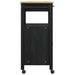 Troler de Bucătărie MONZA Negru 60 x 40 x 88,5 cm - WALTI WALTI