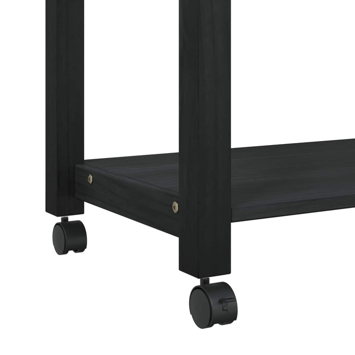 Troler de Bucătărie Simplu Negru 88,5 x 40 x 48 cm - WALTI WALTI