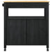 Troler de Bucătărie MONZA Negru 84 x 40 x 88,5 cm - WALTI WALTI