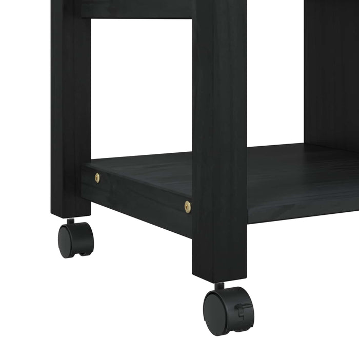 Troler de Bucătărie Negru - WALTI WALTI