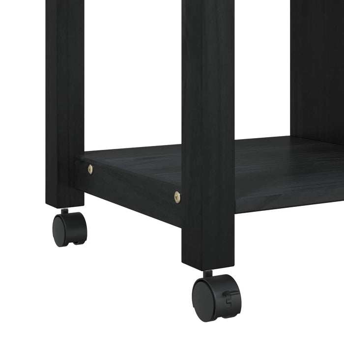Troler de Bucătărie MONZA Negru 84 x 40 x 88,5 cm - WALTI WALTI