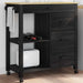 Troler de Bucătărie MONZA Negru 84 x 40 x 88,5 cm - WALTI WALTI