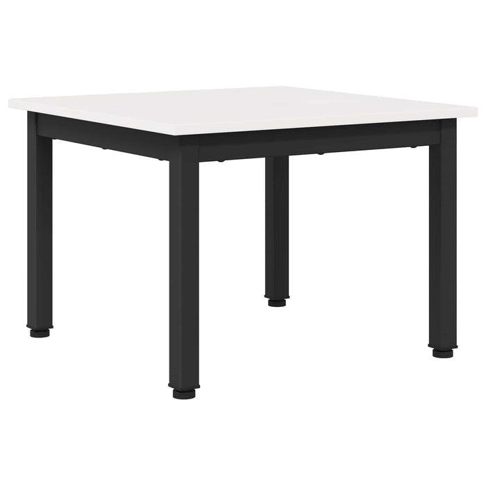 Masă de cafea Alb 50 x 50 x 36 cm Lemn de pin masiv WALTI