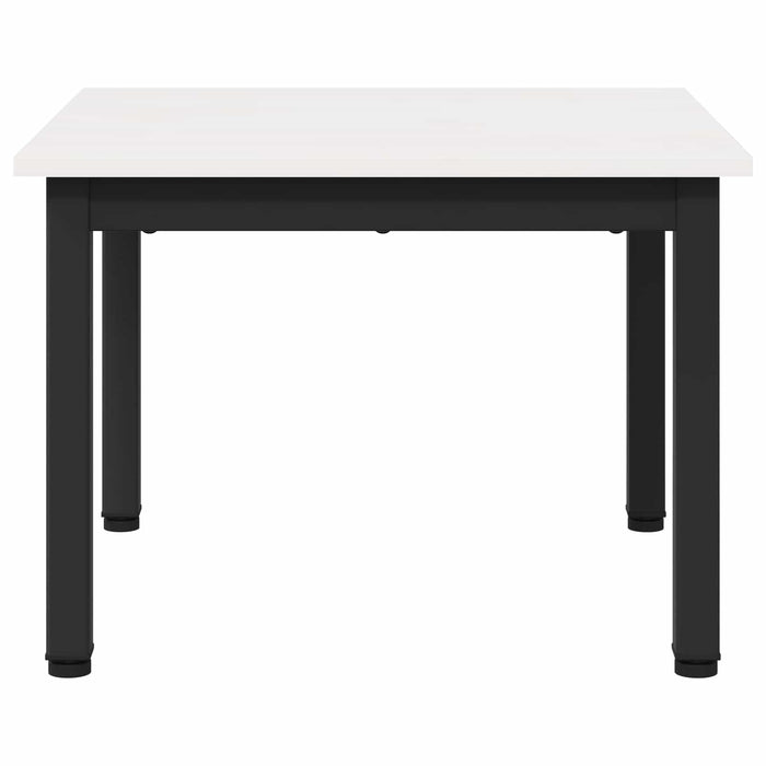 Masă de cafea Alb 50 x 50 x 36 cm Lemn de pin masiv WALTI