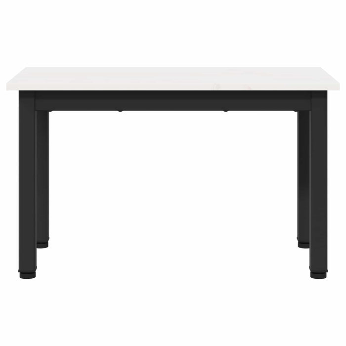 Masă de cafea Alb 60 x 30 x 36 cm Lemn de pin masiv WALTI