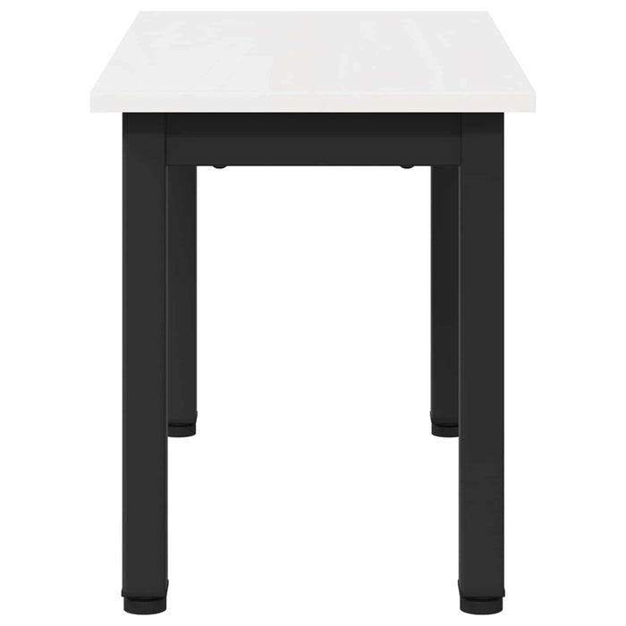 Masă de cafea Alb 60 x 30 x 36 cm Lemn de pin masiv WALTI