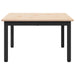 Masă de cafea natural 60 x 60 x 36 cm Lemn de pin masiv - WALTI WALTI