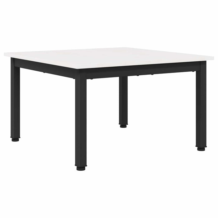 Masă de cafea Alb 60 x 60 x 36 cm Lemn de pin masiv WALTI