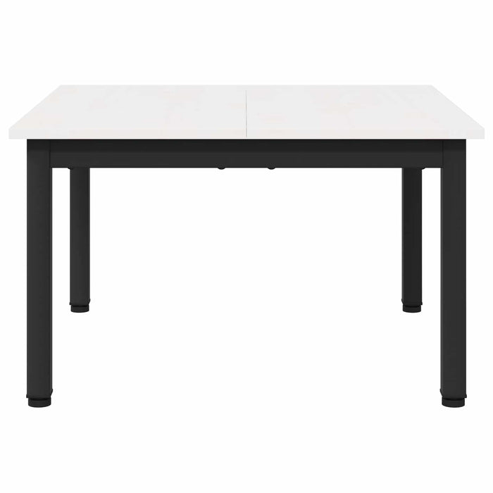 Masă de cafea Alb 60 x 60 x 36 cm Lemn de pin masiv WALTI