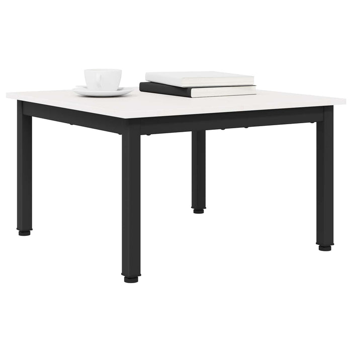 Masă de cafea Alb 60 x 60 x 36 cm Lemn de pin masiv WALTI