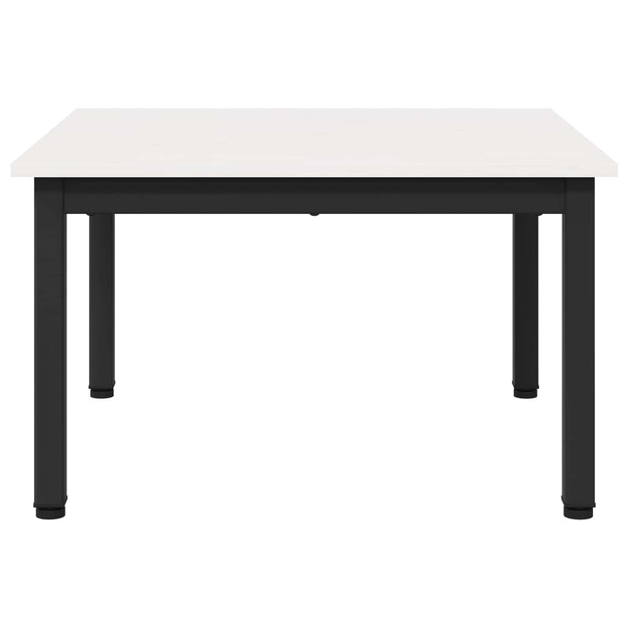 Masă de cafea Alb 60 x 60 x 36 cm Lemn de pin masiv WALTI