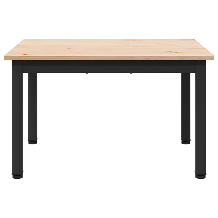 Masă de cafea natural 60 x 50 x 36 cm Lemn de pin masiv - WALTI WALTI