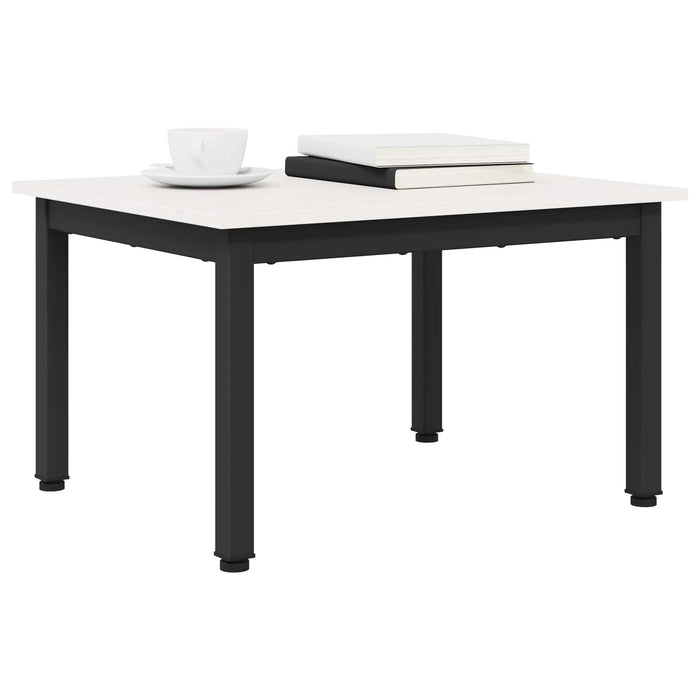Masă de cafea Alb 60 x 50 x 36 cm Lemn de pin masiv WALTI
