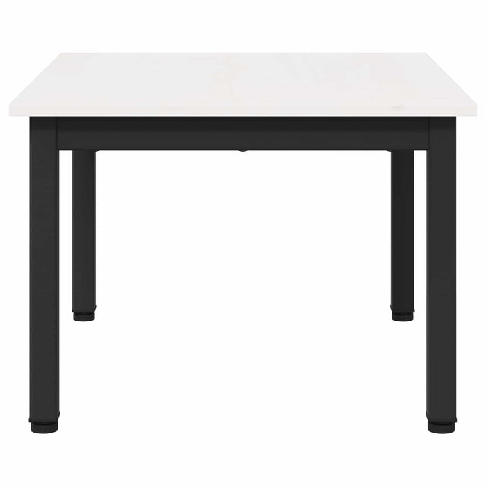 Masă de cafea Alb 60 x 50 x 36 cm Lemn de pin masiv WALTI