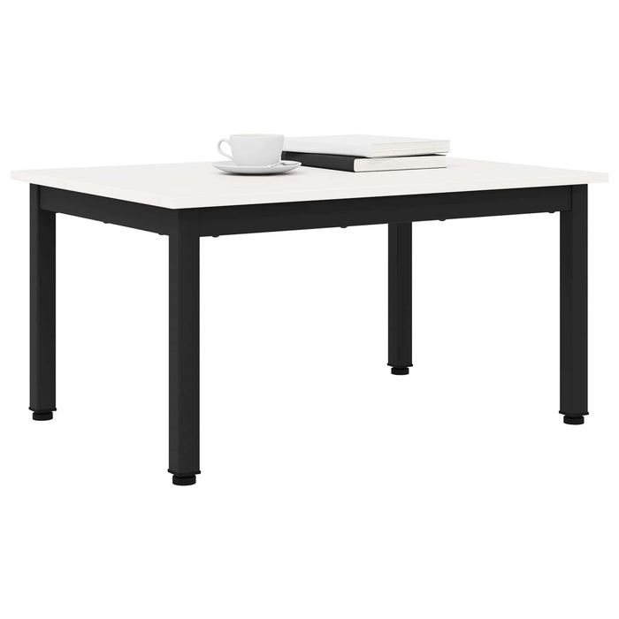 Masă de cafea Alb 70 x 50 x 36 cm Lemn de pin masiv WALTI