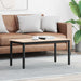 Masă de cafea natural 100 x 50 x 45 cm Lemn de pin masiv - WALTI WALTI