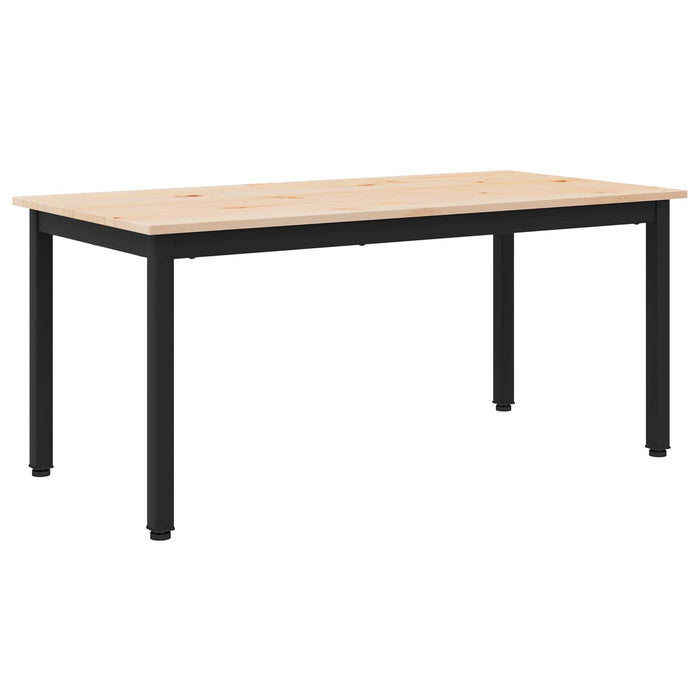Masă de cafea natural 100 x 50 x 45 cm Lemn de pin masiv - WALTI WALTI