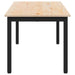 Masă de cafea natural 100 x 50 x 45 cm Lemn de pin masiv - WALTI WALTI