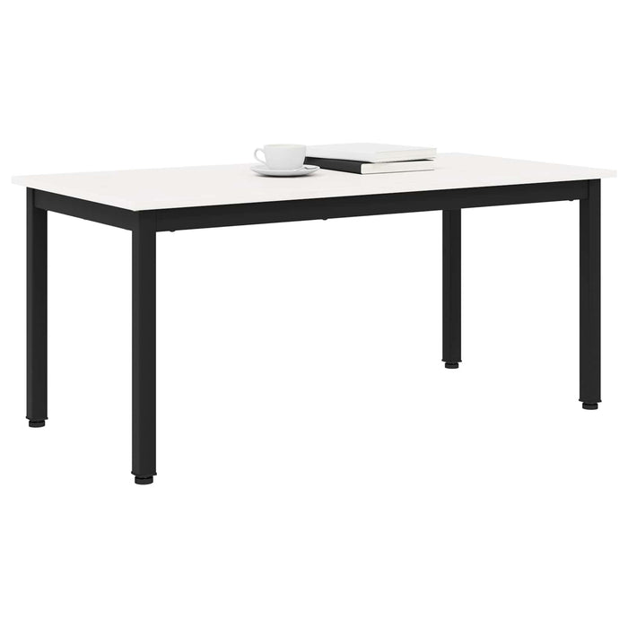 Masă de cafea Alb 100 x 50 x 45 cm Lemn de pin masiv WALTI