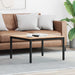 Masă de cafea natural 80 x 80 x 45 cm Lemn de pin masiv - WALTI WALTI