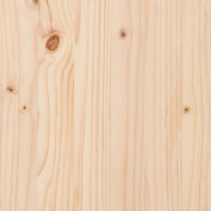 Masă de cafea natural 80 x 80 x 45 cm Lemn de pin masiv - WALTI WALTI