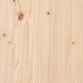 Masă de cafea natural 80 x 80 x 45 cm Lemn de pin masiv - WALTI WALTI