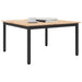 Masă de cafea natural 80 x 80 x 45 cm Lemn de pin masiv - WALTI WALTI