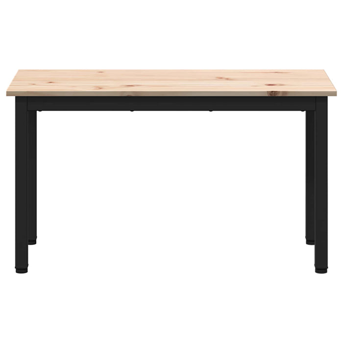 bancă natural 80 x 35 x 45 cm Lemn de pin masiv - WALTI WALTI