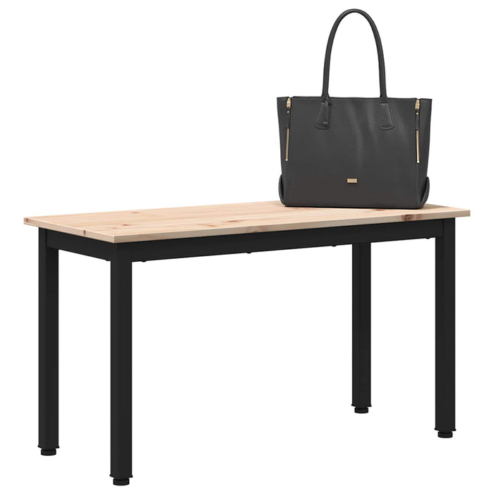 bancă natural 80 x 35 x 45 cm Lemn de pin masiv - WALTI WALTI