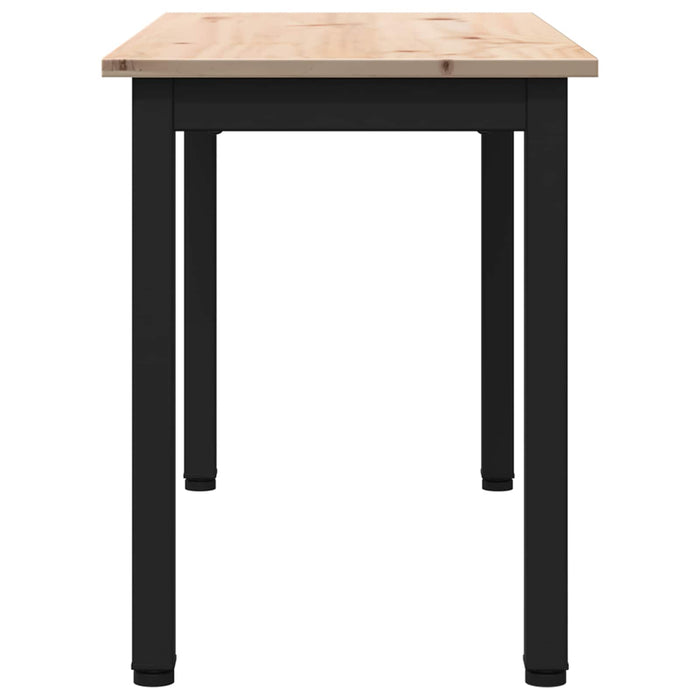 bancă natural 80 x 35 x 45 cm Lemn de pin masiv - WALTI WALTI