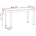 bancă natural 80 x 35 x 45 cm Lemn de pin masiv - WALTI WALTI