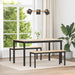 bancă natural 110 x 35 x 45 cm Lemn de pin masiv - WALTI WALTI