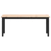 bancă natural 110 x 35 x 45 cm Lemn de pin masiv - WALTI WALTI