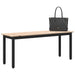 bancă natural 110 x 35 x 45 cm Lemn de pin masiv - WALTI WALTI