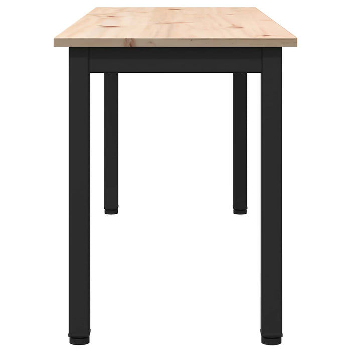 bancă natural 110 x 35 x 45 cm Lemn de pin masiv - WALTI WALTI