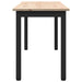 bancă natural 110 x 35 x 45 cm Lemn de pin masiv - WALTI WALTI