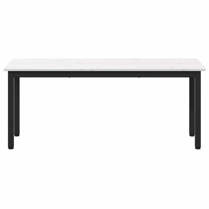 bancă Alb 110 x 35 x 45 cm Lemn de pin masiv - WALTI WALTI