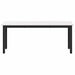 bancă Alb 110 x 35 x 45 cm Lemn de pin masiv - WALTI WALTI