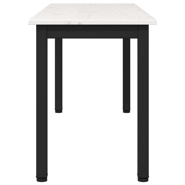bancă Alb 110 x 35 x 45 cm Lemn de pin masiv - WALTI WALTI