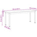 bancă Alb 110 x 35 x 45 cm Lemn de pin masiv - WALTI WALTI