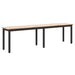bancă natural 160 x 35 x 45 cm Lemn de pin masiv - WALTI WALTI