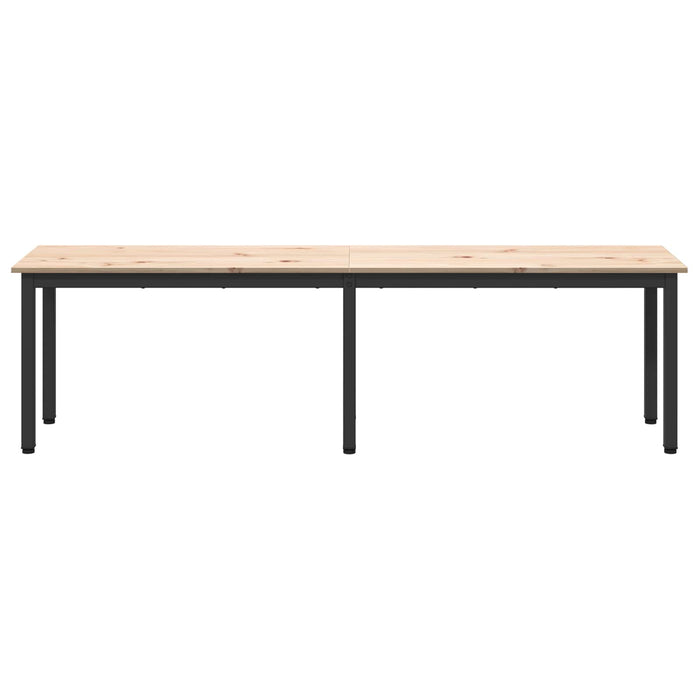 bancă natural 160 x 35 x 45 cm Lemn de pin masiv - WALTI WALTI