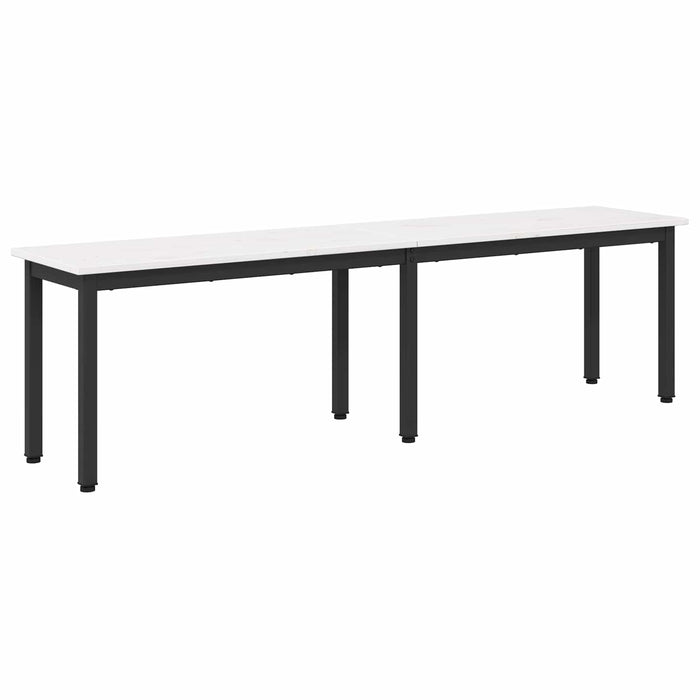 bancă Alb 160 x 35 x 45 cm Lemn de pin masiv - WALTI WALTI