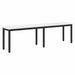 bancă Alb 160 x 35 x 45 cm Lemn de pin masiv - WALTI WALTI