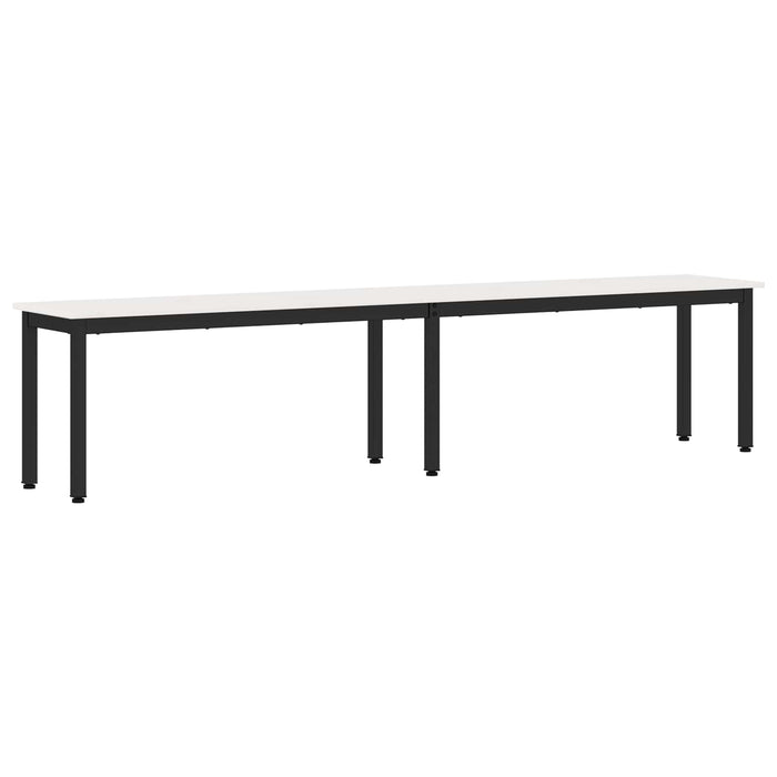 bancă Alb 200 x 35 x 45 cm Lemn de pin masiv - WALTI WALTI