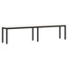 bancă Alb 200 x 35 x 45 cm Lemn de pin masiv - WALTI WALTI
