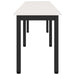 bancă Alb 200 x 35 x 45 cm Lemn de pin masiv - WALTI WALTI