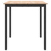 Masă de dining natural 70 x 70 x 75 cm Lemn de pin masiv - WALTI WALTI